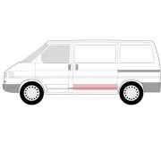 Ремонтна частина ступени кабины левая (в сборе) VW Transporter T4 90-03 6505-06-9558051P BLIC (Польша)