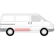 Ремонтна частина сходинки кабіни права (у зборі) VW Transporter T4 90-03 6505-06-9558052P BLIC (Польща)