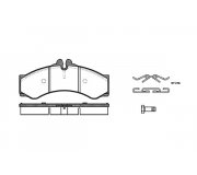 Гальмівні передні колодки (зі здвоєним колесом) VW LT 46 1996-2006 0614.00 Remsa (Іспанія)
