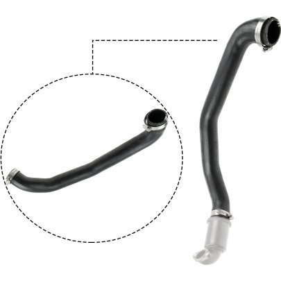 Патрубок от интеркулера Ford C‑MAX 2 / Форд С Макс 2 1.0 (бензин) 2010–2019 09-0145 GATES (Бельгия)