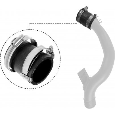Патрубок от интеркулера Ford C‑MAX 2 / Форд С Макс 2 1.5TDI 2010–2019 09-0914 GATES (Бельгия)