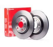 Гальмівний диск передній вентильований (284x22mm) Citroen Nemo / Peugeot Bipper / Fiat Fiorino II 2008- 09.4939.24 BREMBO (Італія)