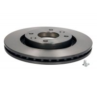 Тормозной диск передний вентилируемый (266x22mm) Peugeot Partner / Citroen Berlingo 1996-2011 09.8695.11 BREMBO (Италия)