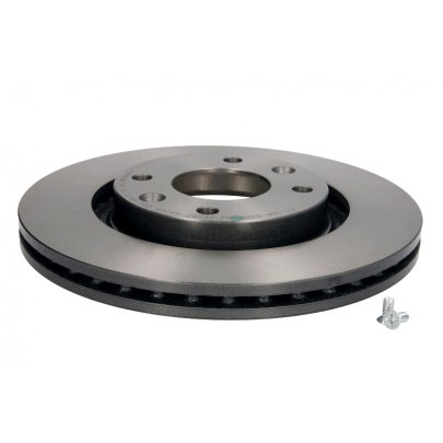 Тормозной диск передний вентилируемый (266x22mm) Peugeot Partner / Citroen Berlingo 1996-2011 09.8695.11 BREMBO (Италия)