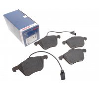 Тормозные колодки передние (R16, PR= D3A, M3L, MC0, MG8) Volkswagen Sharan / Фольксваген Шаран 1995-2010 0986424777 BOSCH (Германия)