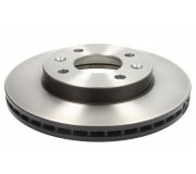 Тормозной диск передний (без ABS, D=238mm) Renault Kangoo / Nissan Kubistar 97-08 0986479R66 BOSCH (Германия)