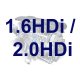 Радиатор охлаждения на Peugeot Expert II 1.6HDi, 2.0HDi 2007- / Пежо Експерт 2 1.6HDi, 2.0HDi 2007-