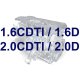 Термостат на Fiat Scudo II 1.6D 2007- / Фиат Скудо 2 1.6D 2007-