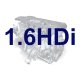 Топливный фильтр на Citroen Jumpy II 1.6HDi 2007- / Ситроен Джампи 2 1.6HDi 2007-