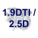 Сцепление на Opel Movano 1.9DTI / 2.5D 1998-2010 / Опель Мовано 1.9DTI / 2.5D 1998-2010