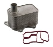 Радіатор масляний / теплообмінник (70x110x65) Volkswagen Passat B6 / Фольксваген Пассат Б6 1.8TSI / 2.0TFSI 2005-2010 100856 FEBI (Німеччина)