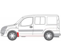 Ремонтна часть крила передняя слева Fiat Doblo 01-11 2042335 KLOKKERHOLM (Дания)