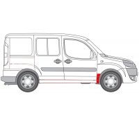 Ремонтна часть крила передняя справа Fiat Doblo 01-11 2042336 KLOKKERHOLM (Дания)