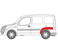 Ремонтна частина порога ліворуч (довжина 190см) Fiat Doblo 01-11 6504-03-2042585P BLIC (Польща)