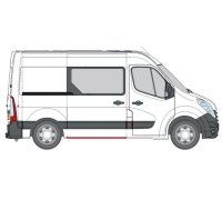 Ремонтна частина правого порогу (коротка база) Opel Movano B 2010- 6505-06-6089002P BLIC (Польща)