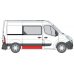 Ремонтна частина розсувних дверей (коротка база) Opel Movano B 2010-6508-01-6089150P BLIC (Польща) - Фото №1