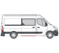 Ремонтная часть порога правого (длинная база) Nissan NV400 2011- 1020-09-062340P BLIC (Польша)