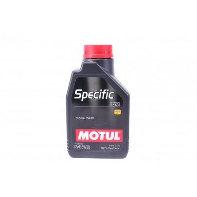 Синтетическое моторное масло 5W30 Specific 0720 1L (MB 226.51 / Renault RN0720) 102208 MOTUL (Франция)