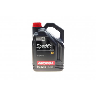 Синтетическое моторное масло 5W30 Specific 0720 5L (MB 226.51 / Renault RN0720) 102209 MOTUL (Франція)