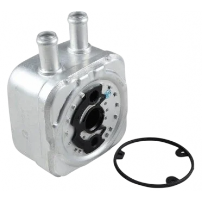 Радіатор масляний / теплообмінник (75x95x100) Volkswagen Passat B6 / Фольксваген Пассат Б6 3.2FSI / 3.6FSI 2005-2010 VN3086 AVA (Нідерланди)