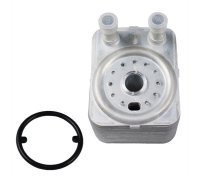 Радіатор масляний / теплообмінник (65x98x120) Volkswagen Passat B6 / Фольксваген Пассат Б6 3.2FSI / 3.6FSI 2005-2010 O10101 SATO TECH (Україна)