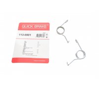 Пружини заднього супорта Renault Trafic III / Opel Vivaro B / Fiat Talento / Nissan NV300 2014- 113-0501 QUICK BRAKE (Данія)