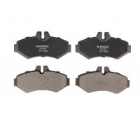 Гальмівні колодки задні (BOSCH, 126x65x19мм) VW LT 28-35 1996-2006 RP1399 RAISO (Швеція)