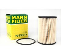 Фильтр топливный (MANN+HUMMEL, 115.6x83x18мм) VW Touran 1.9TDI 2003-2015 PU936/1X MANN (Германия)