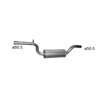 Глушитель двигателя ( OE 3C0253409 ) Volkswagen Passat B6 / Фольксваген Пассат Б6 2005-2010 PL30.108 POLMOSTROW (Польша)