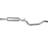 Глушитель двигателя ( OE 3C0253209D ) Volkswagen Passat B6 / Фольксваген Пассат Б6 2005-2010 PL30.58 POLMOSTROW (Польша)