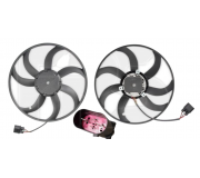 Вентилятор радиатора (d=410мм) Volkswagen Passat B6 / Фольксваген Пассат Б6 2005-2010 74W204 FPS (Тайвань)