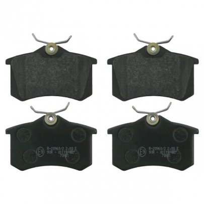 Гальмівні колодки передні (53мм) Renault Megane 3 / Рено Меган 3 2008-2016 16146 FEBI (Німеччина)