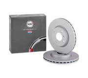 Гальмівний диск передній вентильований (257x22mm) Citroen Nemo / Peugeot Bipper / Fiat Fiorino II 2008- 16422 ABS (Нідерланди)