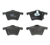 Тормозные колодки передние (R16, PR= MF7, ML1, M3L, D3E) Volkswagen Sharan / Фольксваген Шаран 1995-2010 GDB1538 TRW (Германия)