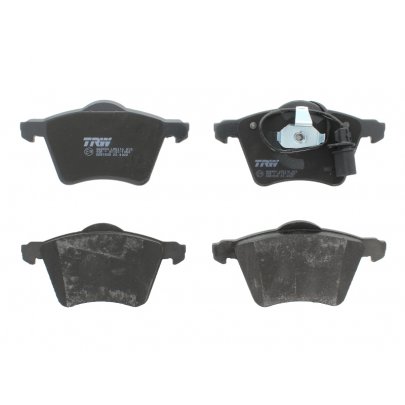 Тормозные колодки передние (R16, PR= MF7, ML1, M3L, D3E) Volkswagen Sharan / Фольксваген Шаран 1995-2010 GDB1538 TRW (Германия)