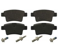 Тормозные колодки задние без датчика Citroen C4 Picasso / Ситроен C4 Пикассо 2006-2013 16793 FEBI (Германия)