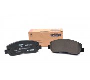 Тормозные колодки задние без датчика Citroen C4 Picasso / Ситроен C4 Пикассо 2006-2013 181853 ICER (Испания)