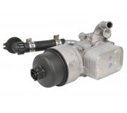 Радіатор масляний / теплообмінник (з корпусом, 46x63x95мм) Ford Focus 3 / Форд Фокус 3 2.0TDCi 2011-2018 197638 FEBI (Німеччина)