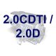 Комплект зчеплення для Opel Combo D / Опель Комбо D / Fiat Doblo II / Фіат Добло 2 2.0CDTI / 2.0D 2010-