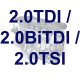 Радіатор охолодження для Volkswagen Transporter T5 2.0TDI/2.0BiTDI/2.0TSI (бензин) 2009-2015 / Фольксваген Транспортер Т5 2.0TDI/2.0BiTDI/2.0TSI (бензин) 2009-2015