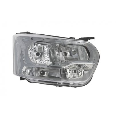 Фара передняя правая (хром, тип ламп: H1 / H7 / H15 / LED) Ford Transit VI 2006-2014 20-15491-06-2 TYC (Тайвань)