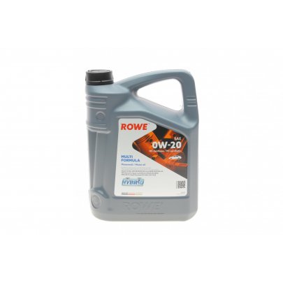 Синтетичне моторне масло 0W20 HIGHTEC MULTI FORMULA (5L) (MB 229.71/GM dexos D) 20202-0050-99 ROWE (Німеччина)