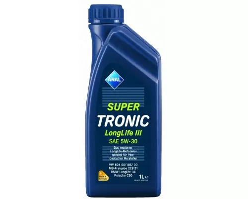 Синтетическое моторное масло Super Tronic Long Life III 5w30 (1L) 20478 ARAL (Германия)