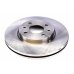 Гальмівний диск передній вентильований (257x22mm) Citroen Nemo / Peugeot Bipper / Fiat Fiorino II 2008- 208049 SOLGY (Іспанія) - Фото №2