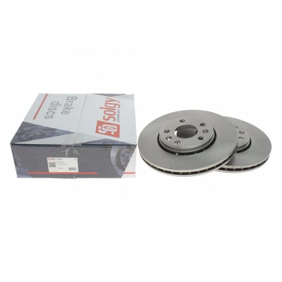 Гальмівний диск передній (296х26мм) Renault Megane 3 / Рено Меган 3 2008-2016 208074 SOLGY (Іспанія)