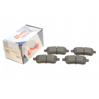 Гальмівні колодки передні (46мм) Renault Megane 3 / Рено Меган 3 2008-2016 209077 SOLGY (Іспанія)