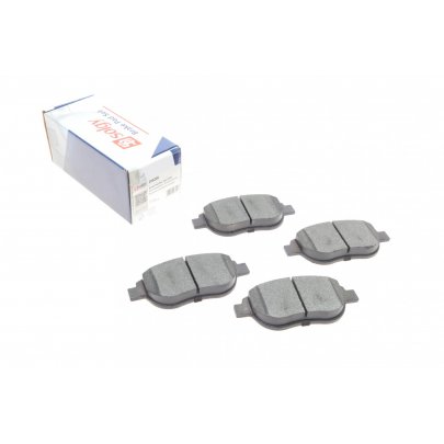 Тормозные колодки передние (до 10.2005 г.в, усиленная ходовая часть, тип BOSCH) Fiat Doblo 2001-2005 209208 SOLGY (Испания)