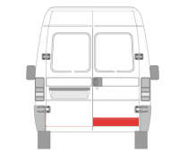 Ремонтная часть задней двери справа (нижняя часть, высота 200мм) Fiat Ducato / Citroen Jumper / Peugeot Boxer 1994-2006 2092152 KLOKKERHOLM (Дания)