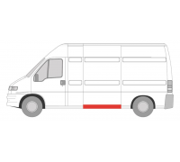 Ремонтная часть порога слева (длинная база) Fiat Ducato / Citroen Jumper / Peugeot Boxer 1994-2006 2092001 KLOKKERHOLM (Дания)