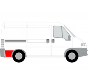 Ремонтная часть крила сзади справа (короткая база) Fiat Ducato / Citroen Jumper / Peugeot Boxer 1994-2006 2092602 KLOKKERHOLM (Дания)